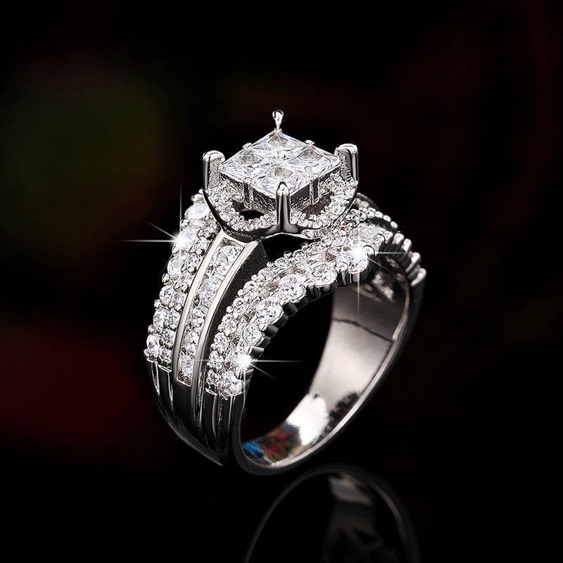 Anillo de diamantes de moissanita de terapia magnética 💖💍Oferta del último día - 🔥80% de descuento