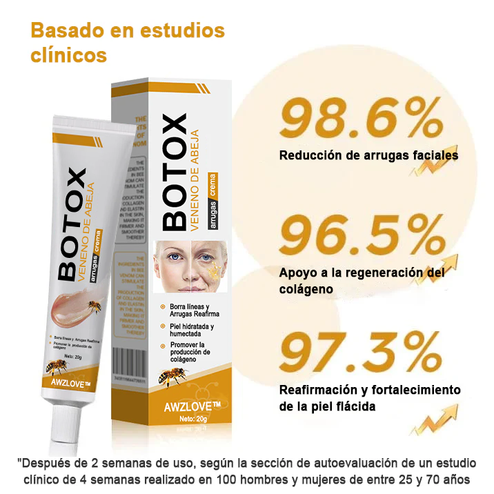 Awzlove™ Crema Anti-Arrugas con Botox y Veneno de Abeja | Aprobado por COFEPRIS 🌲