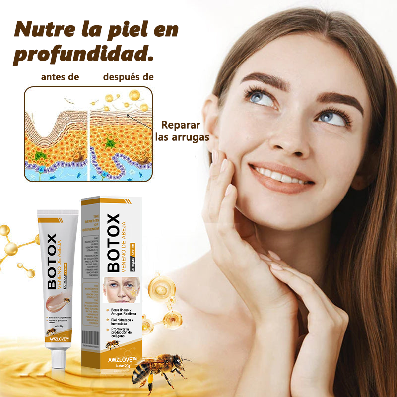 Awzlove™ Crema Anti-Arrugas con Botox y Veneno de Abeja | Aprobado por COFEPRIS 🌲