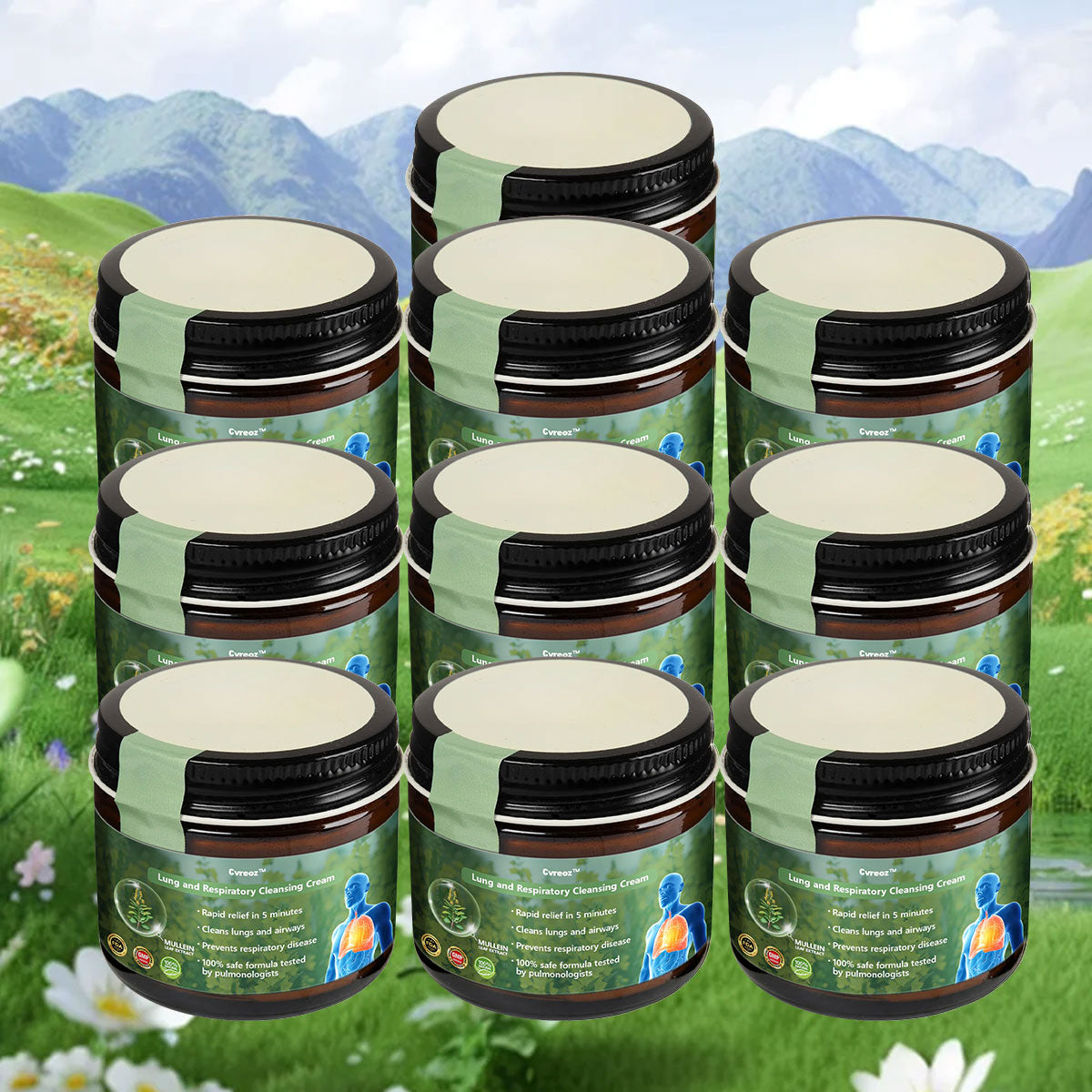 𝐂𝐕𝐑𝐄𝐎𝐙™ 𝑴𝒖𝒍𝒍𝒆𝒊𝒏 𝑪𝒍𝒆𝒂𝒓 𝑳𝒖𝒏𝒈 𝑹𝒆𝒑𝒂𝒊𝒓 𝑪𝒓𝒆𝒂𝒎 Diga adiós a la tos y a la disnea y recupere una respiración sana🍀