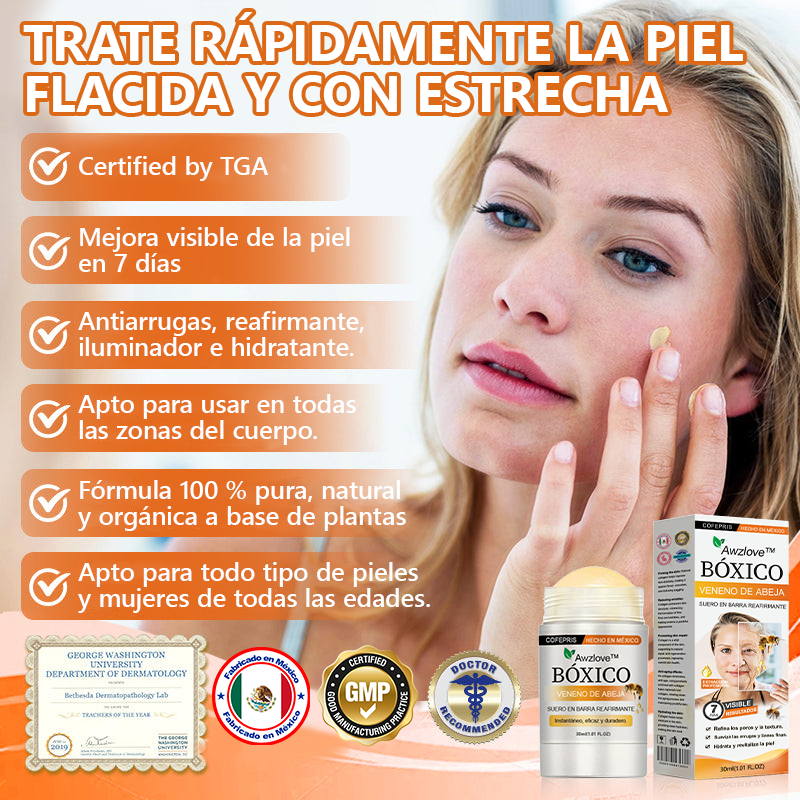 Awzlove™ Suero reafirmante en barra con veneno de abeja y botox (🇲🇽AMEDE recomendar)🇲🇽
