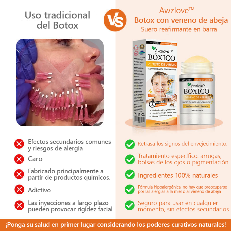Awzlove™ Suero reafirmante en barra con veneno de abeja y botox (🇲🇽AMEDE recomendar)🇲🇽