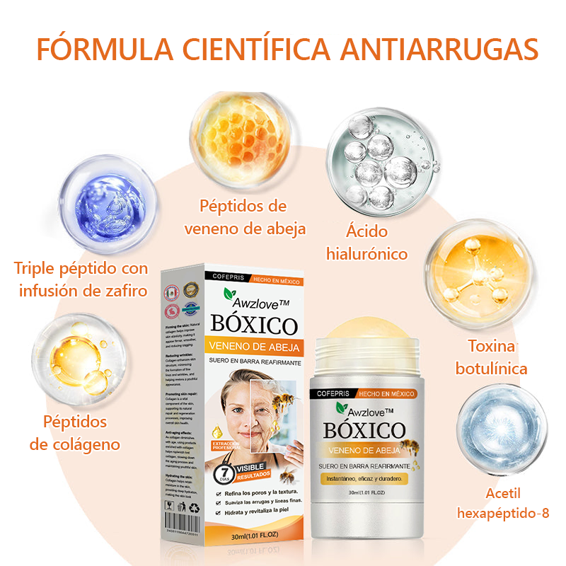 Awzlove™ Suero reafirmante en barra con veneno de abeja y botox (🇲🇽AMEDE recomendar)🇲🇽